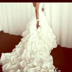 Ivory wedding gown!